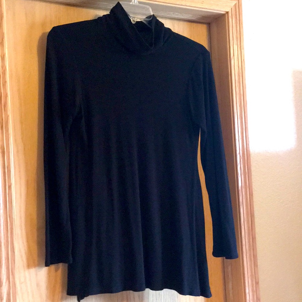 Cable & Gauge Black Cowl Neck Sweater